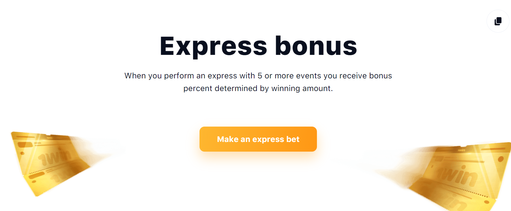 1win Sports Bonus